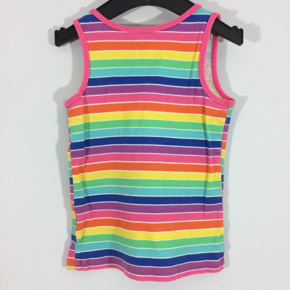 The Childrens Place Girls S 5/6 Rainbow Tank Top - Picture 2 of 5